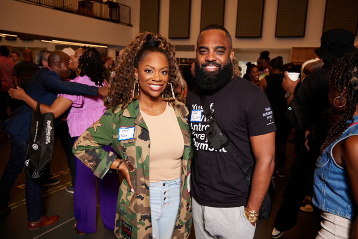Kandi Burruss and Todd Tucker  at 