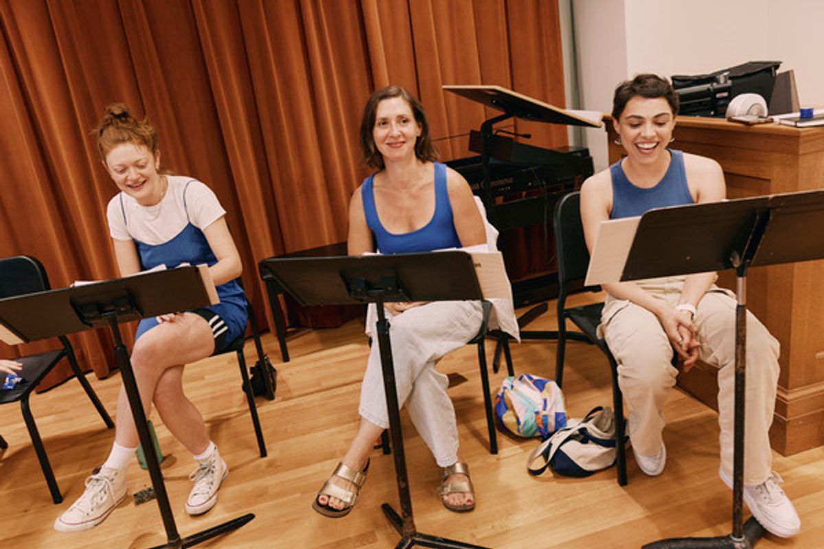 Colby Minifie, Miriam Silverman, Gabrielle Policano at 