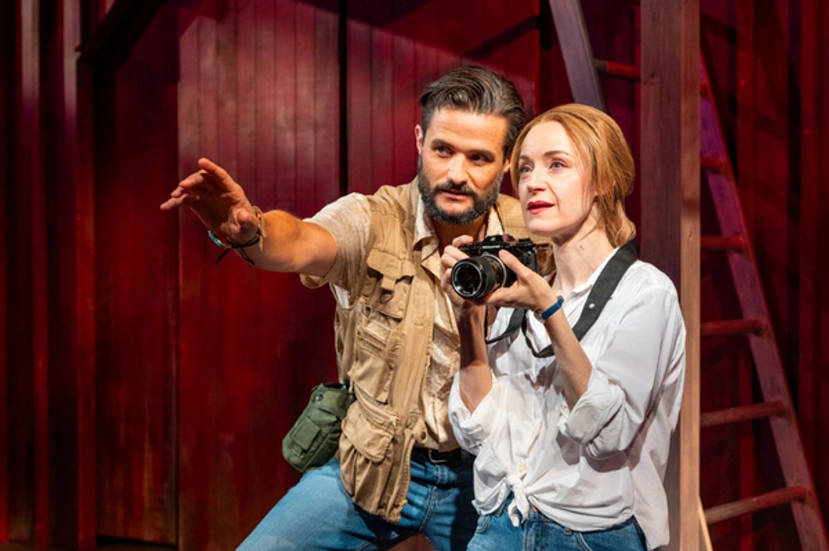 Mark Evans and Erin Davie at 