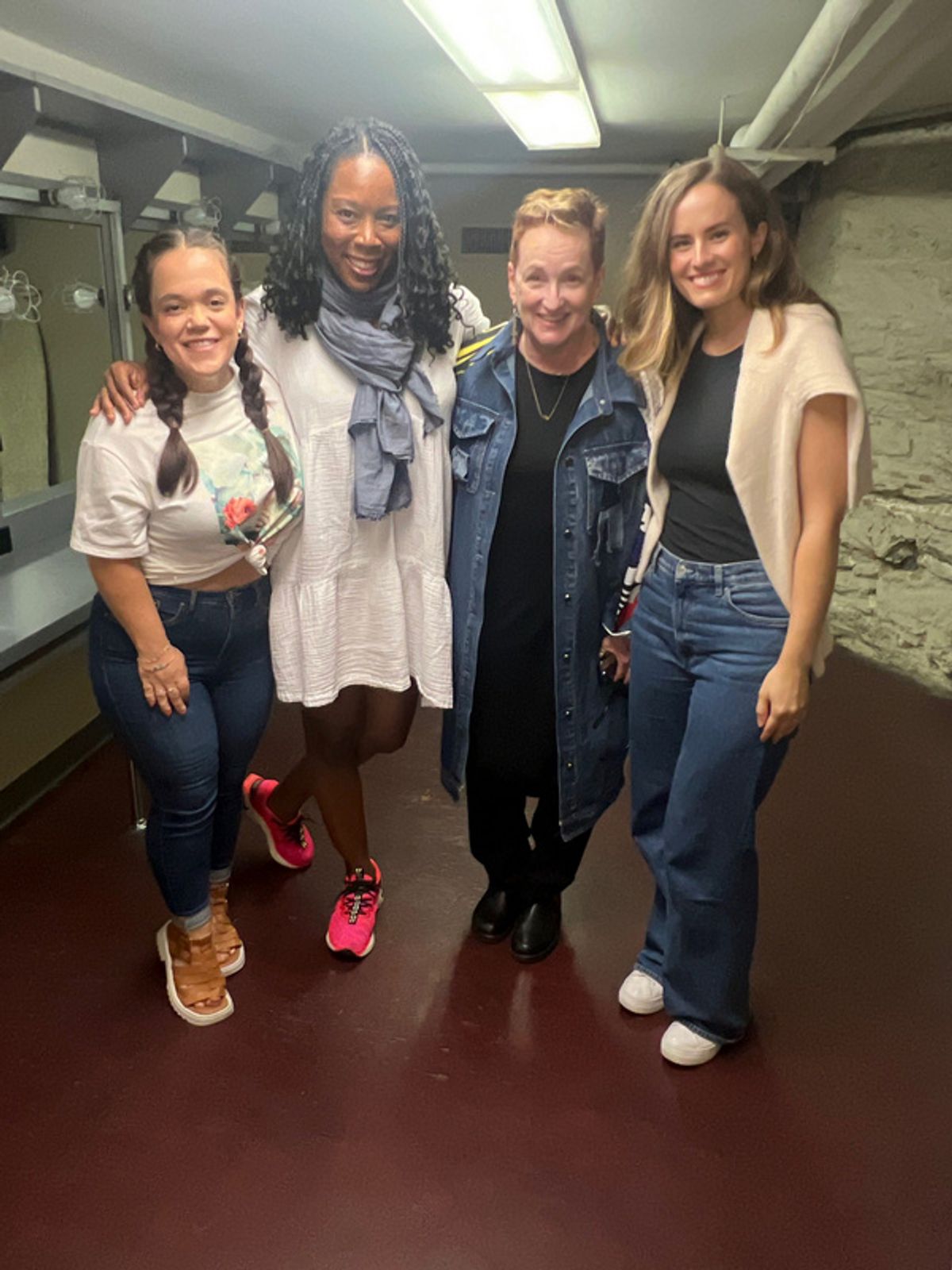 Katie Ialacci, Nya Bowman, Terria Joseph, Annie Murtha at 