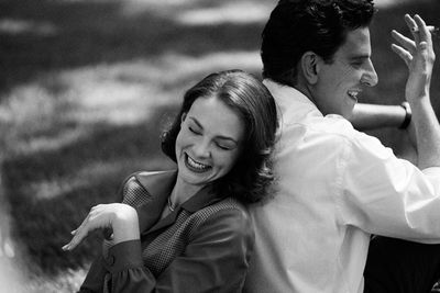 Carey Mulligan as Felicia Montealegre and Bradley Cooper as Leonard Bernstein (Direct Photo