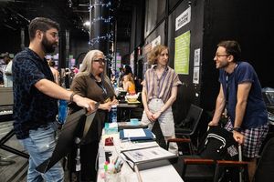 Josh Ceballos, Laurie Woolery, Andrea Grody, and Benjamin Velez @ BroadwayWorld Josh Ceballos, Laurie Woolery, Andrea Grody, and Benjamin Velez Photo