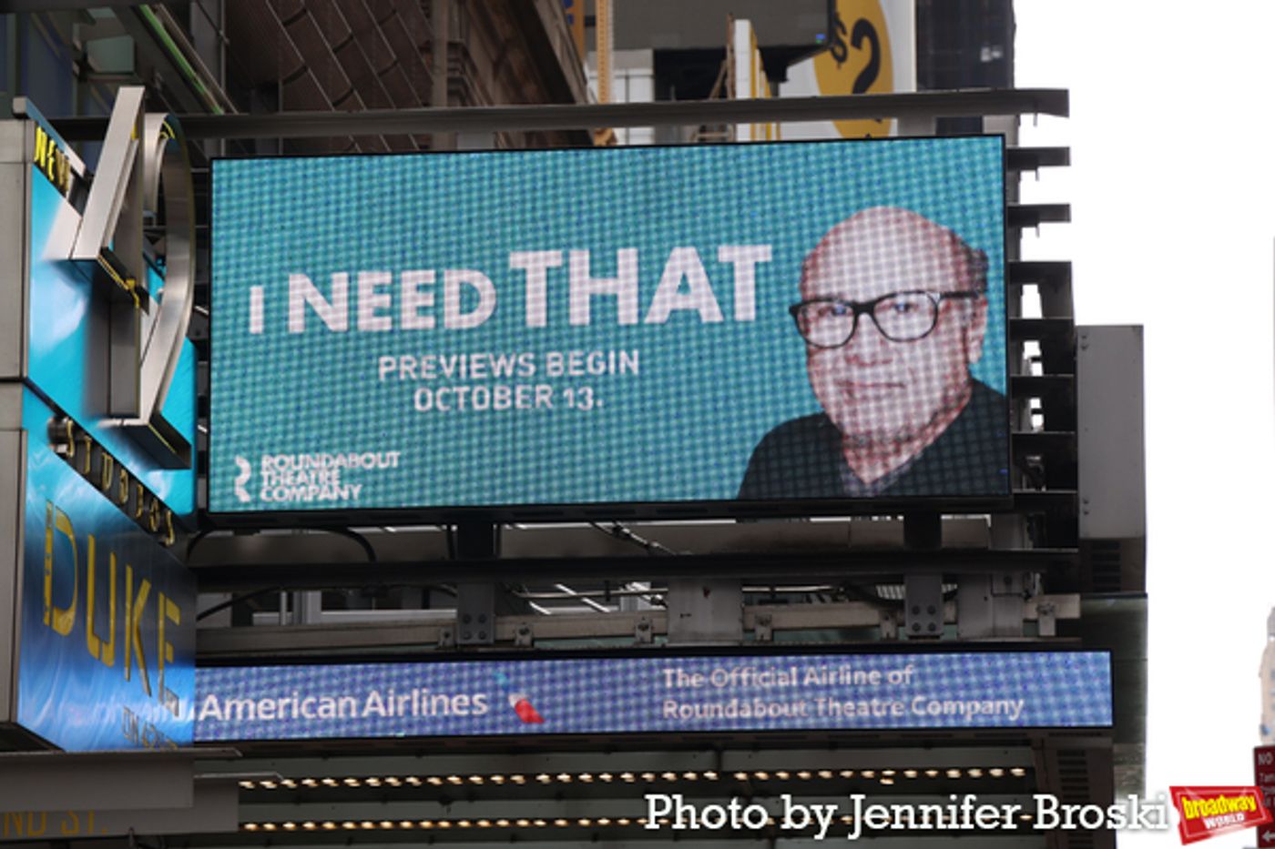 Up on the Marquee: I NEED THAT  Image