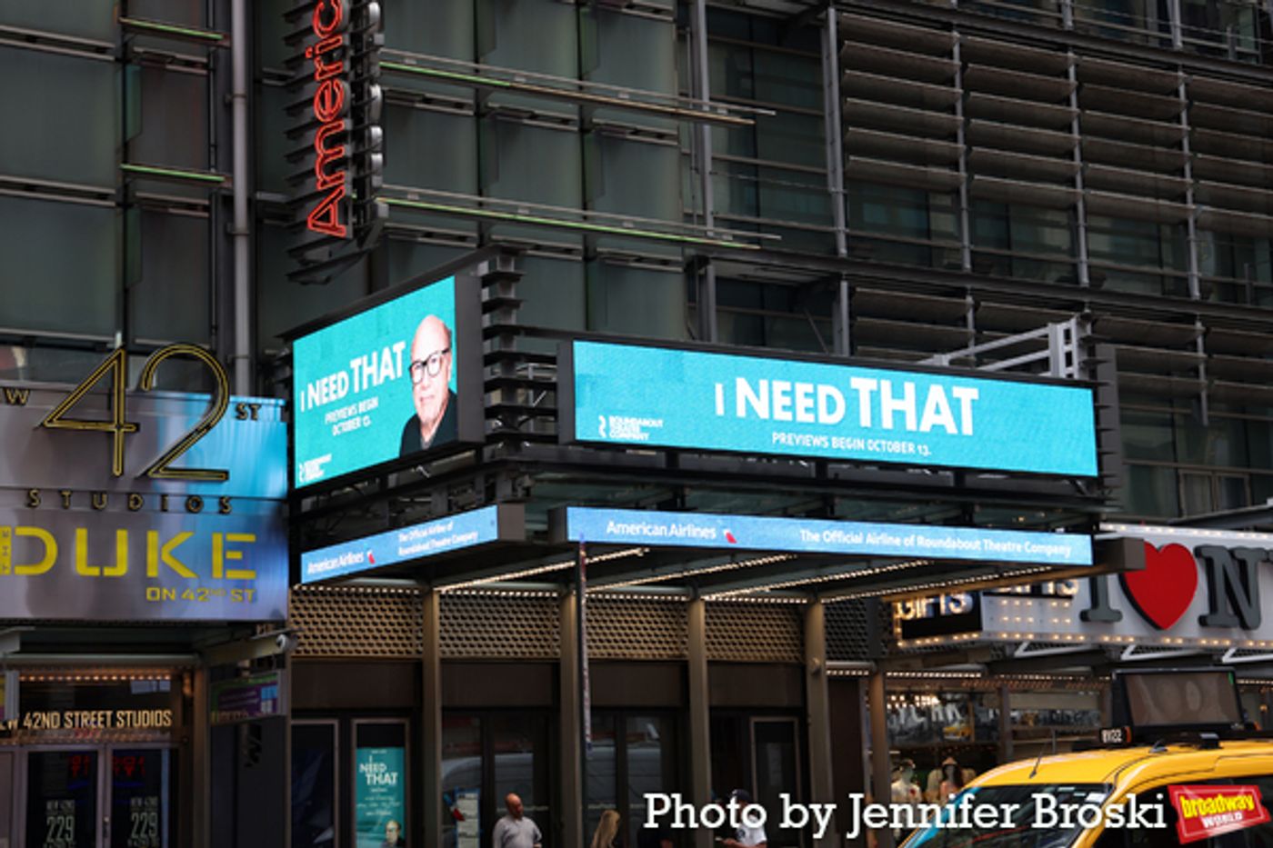 Up on the Marquee: I NEED THAT  Image