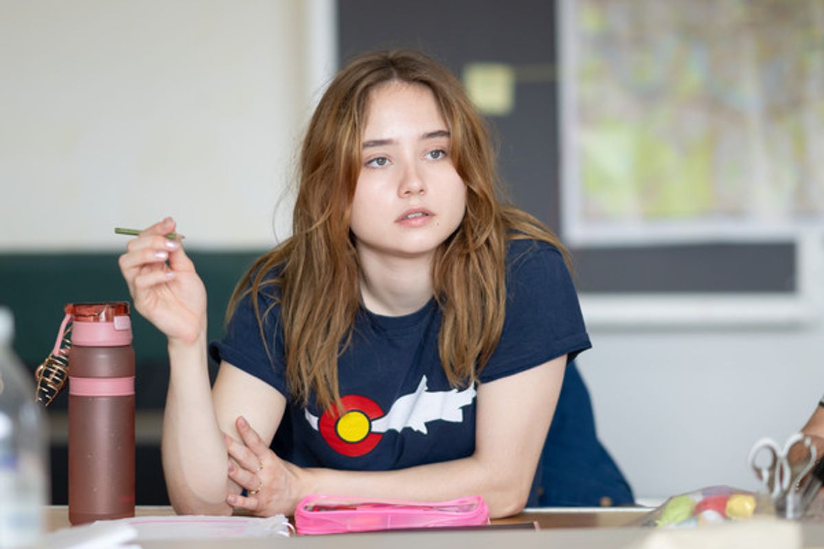 THAT FACE by STENHAM,             , Writer 0-  POLLY STENHAM ,  directed by JOSH SEYMOUR,  Designer - Eleanor Bull,  Lighting - Jamie Platt,  movement - Ingrid Mackinnon, The Orange Tree Theatre, London, 2023, Credit: Johan Persson/ at 