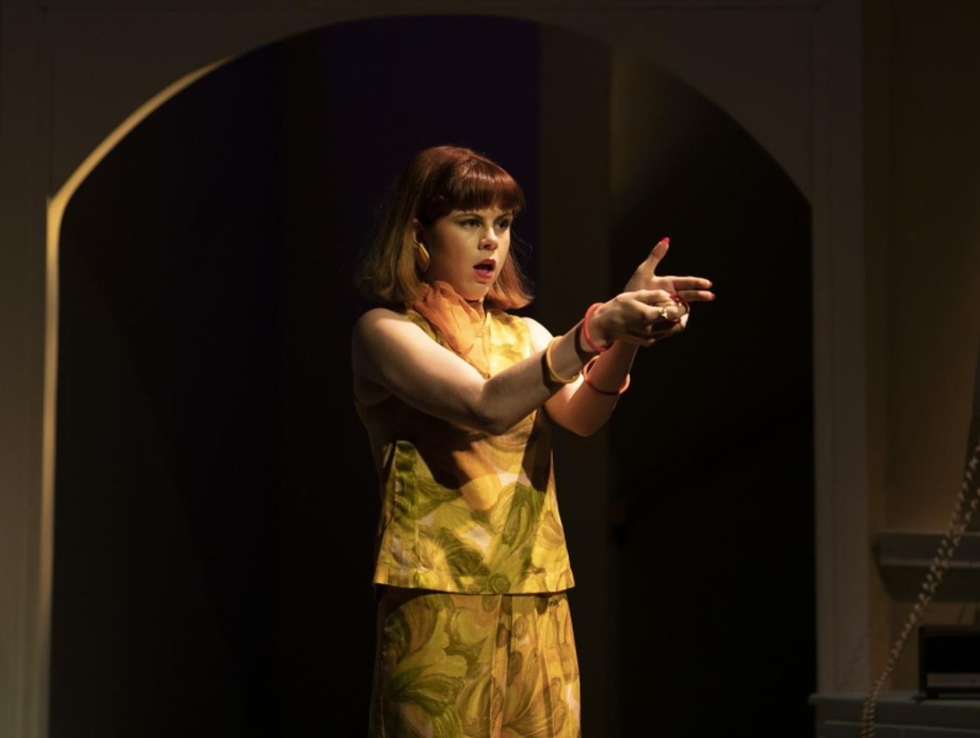 Olivia Lee Brown as Babe in Crimes of the Heart. Photo by Maria Vartanova.