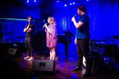 Taylor Crousore, Stone Mountain, and Maggie McDowell Stallings. Photo