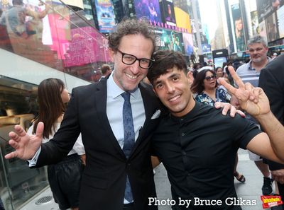 Producer Eric Paris and Antonio Díaz aka El Mago Pop  Photo