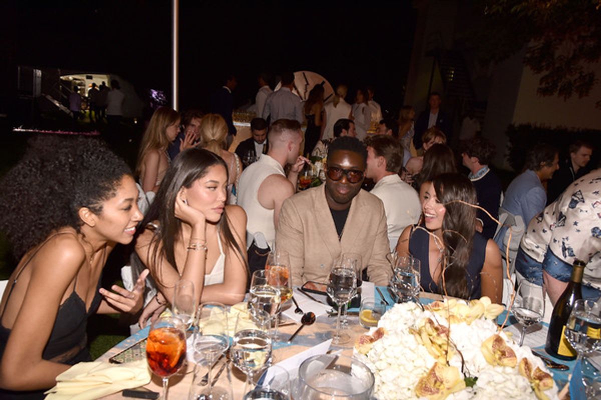 Aoki Lee Simmons, Ming Lee Simmons, Mario Apollon Mowatt and Melany Cecilia at 