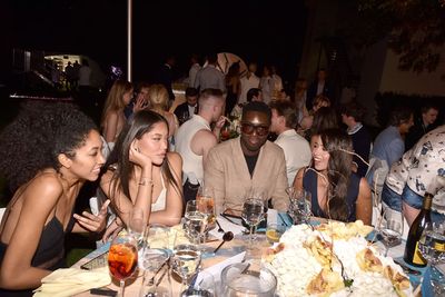 Aoki Lee Simmons, Ming Lee Simmons, Mario Apollon Mowatt and Melany Cecilia Photo
