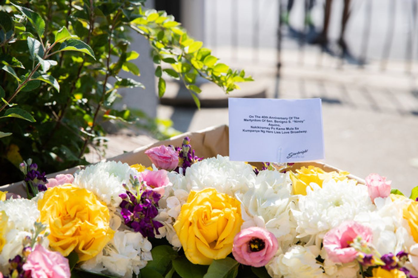 Photos: HERE LIES LOVE Cast Gathers to Mark Ninoy Aquino Day  Image