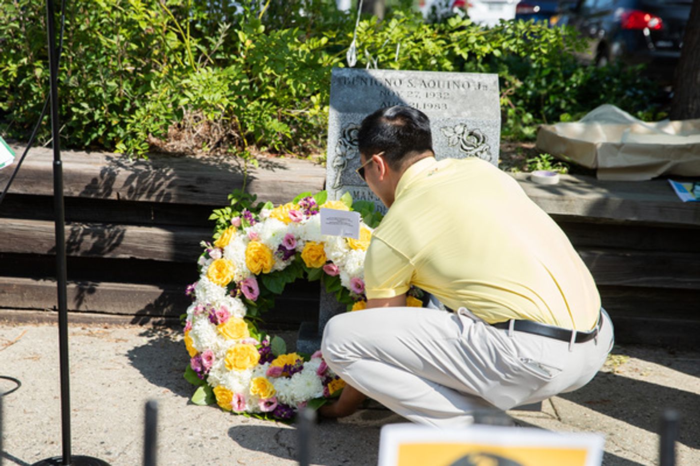Photos: HERE LIES LOVE Cast Gathers to Mark Ninoy Aquino Day  Image