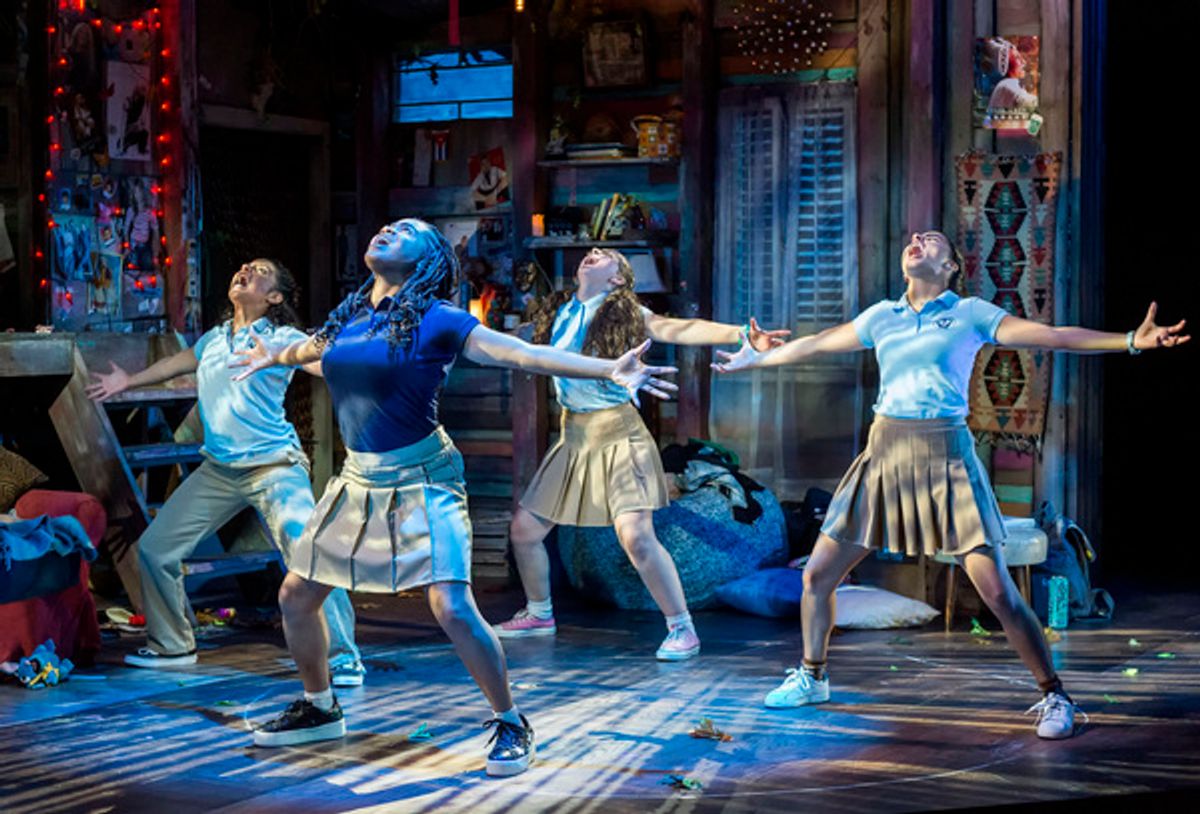 Coral Peña, Samantha Miller, Ashley Brooke, and Lilian Rebelo at 