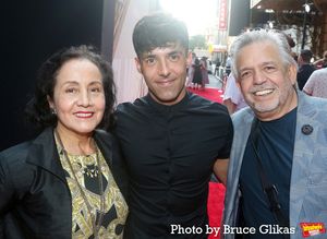 Luz Towns-Miranda, Antonio Diaz aka El Mago Pop and Luis A. Miranda Jr. @ BroadwayWorld Luz Towns-Miranda, Antonio Diaz aka El Mago Pop and Luis A. Miranda Jr. Photo