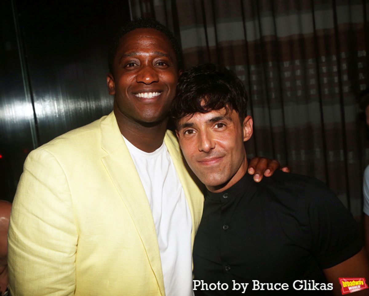 Jelani Remy and Antonio Diaz aka El Mago Pop  at 