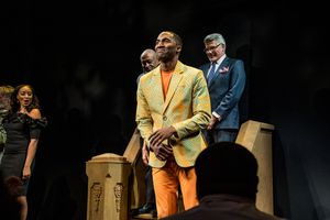 Garrett Turner and the cast of Pay the Writer Photo