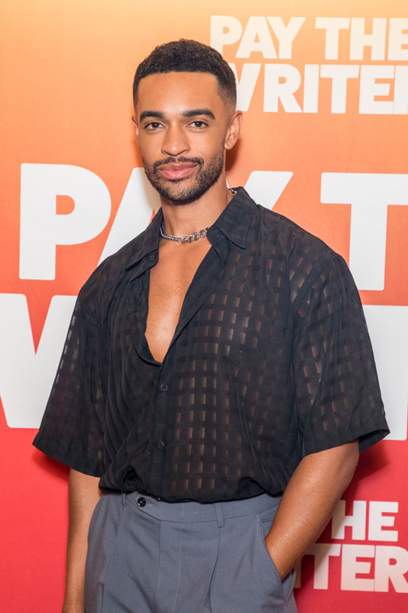 Photos: Inside Opening Night of PAY THE WRITER At Pershing Square Signature Center Photos: Inside Opening Night of PAY THE WRITER At Pershing Square Signature Center Image