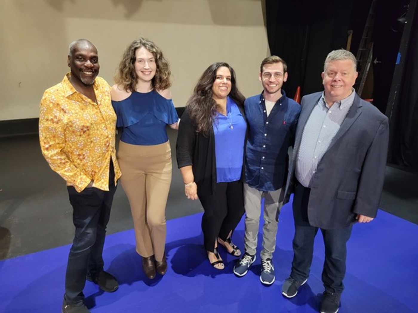 Photos: The Cast of HOW TO STEAL AN ELECTION Meets the Press  Image