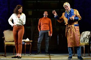 Hannah Cruz, Michael Urie and Charles Shaughnessy Photo