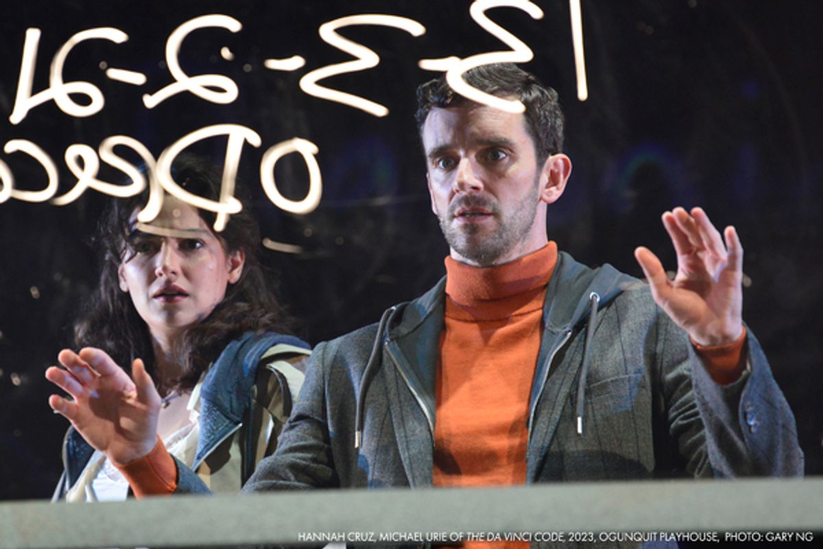 Hannah Cruz and Michael Urie at 