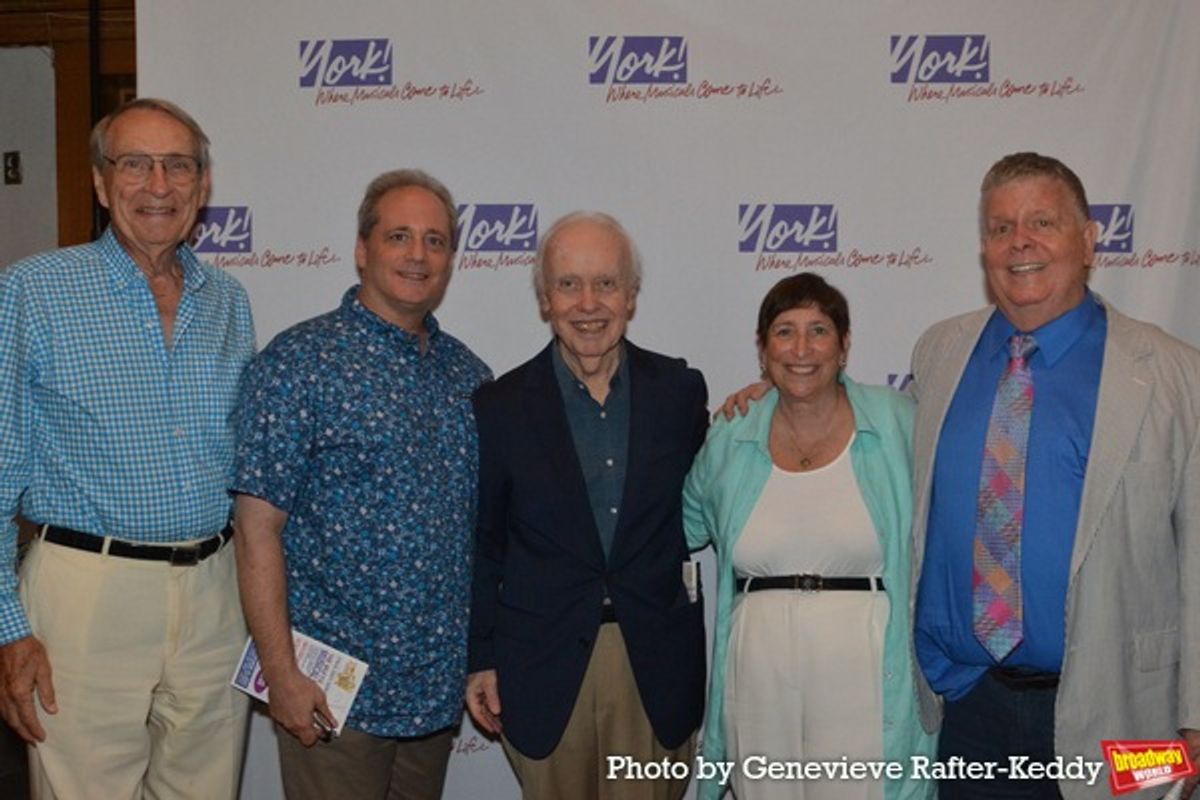 Members of The York Theatre Board-W. David McCoy, Laurence Holzman, Bernard Carragher, Joan Ross Sorkin and James Morgan at 