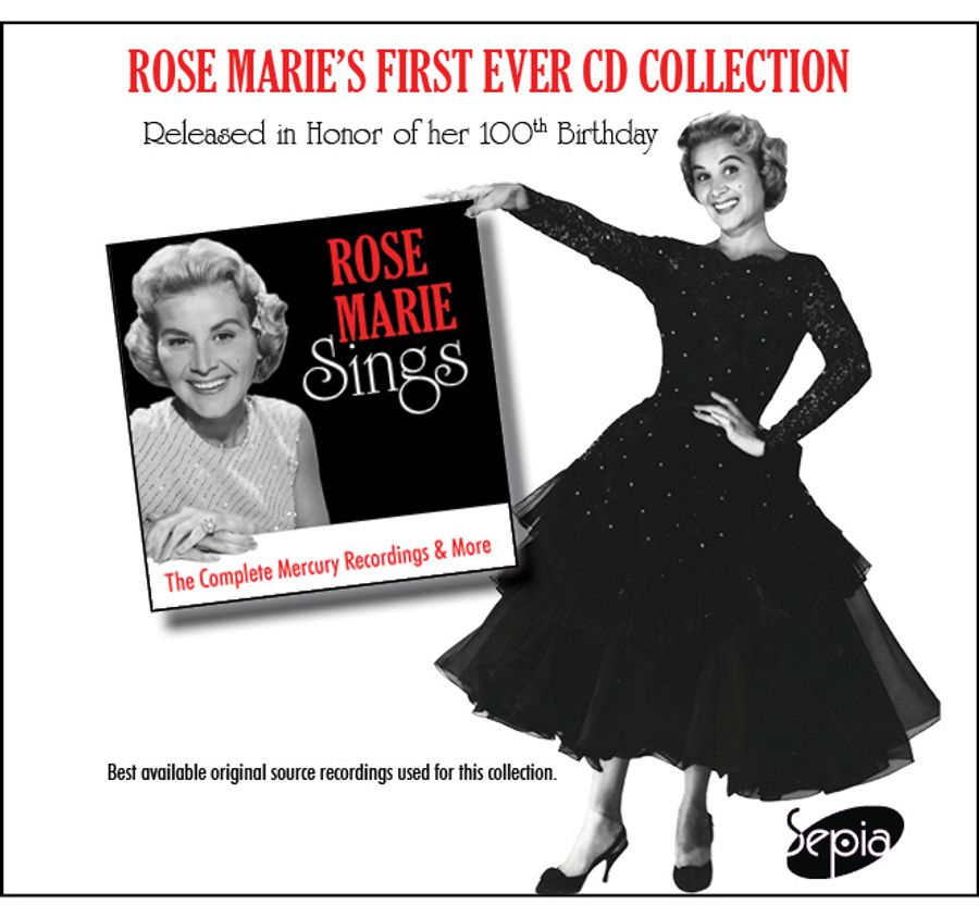 Album Review: Out Of The Past Comes Rose Marie's 1st Ever CD Collection For Her 100th Birthday on ROSE MARIE SINGS  Image