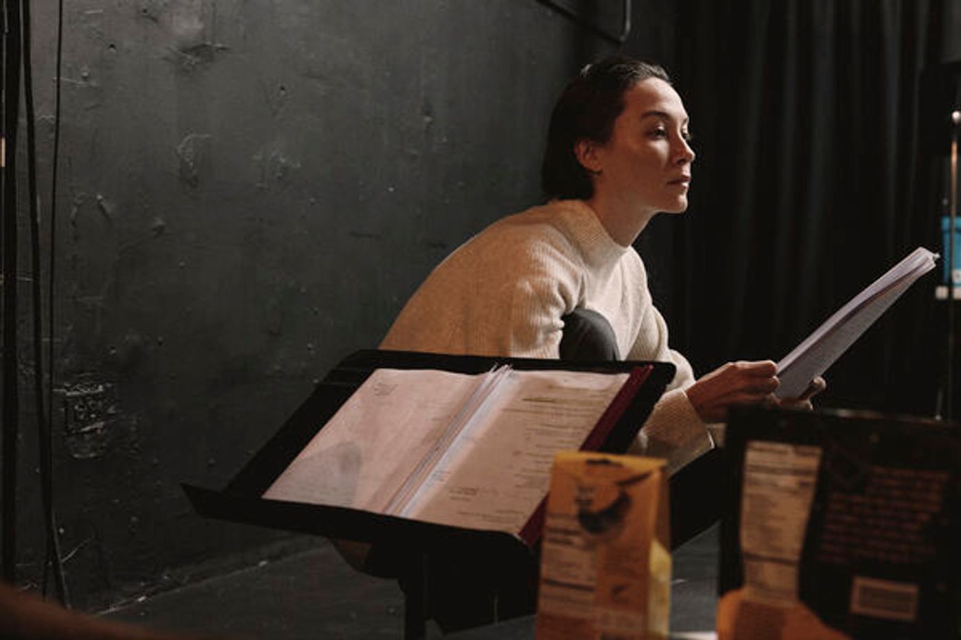 Photos: Peter Friedman and Sydney Lemmon in Rehearsal for JOB at SoHo Playhouse Photos: Peter Friedman and Sydney Lemmon in Rehearsal for JOB at SoHo Playhouse Image