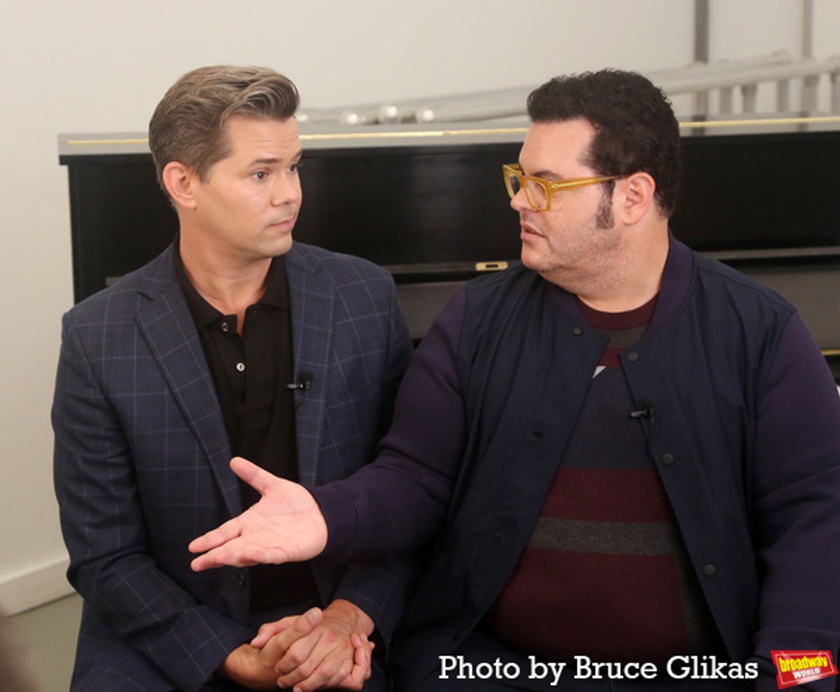 Andrew Rannells and Josh Gad  at 