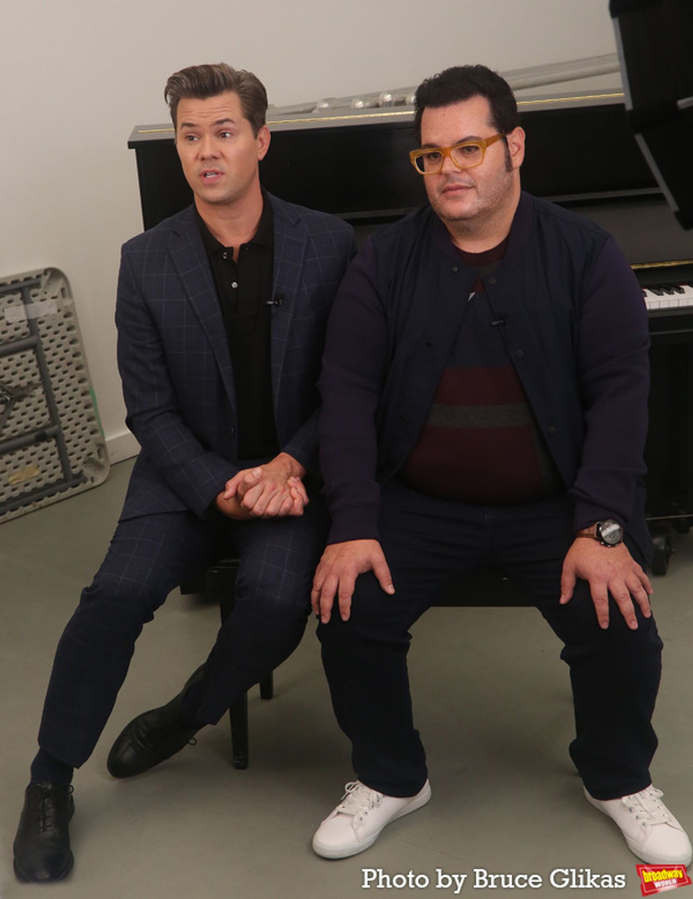 Photos: Josh Gad & Andrew Rannells Get Ready for GUTENBERG! THE MUSICAL!  Image