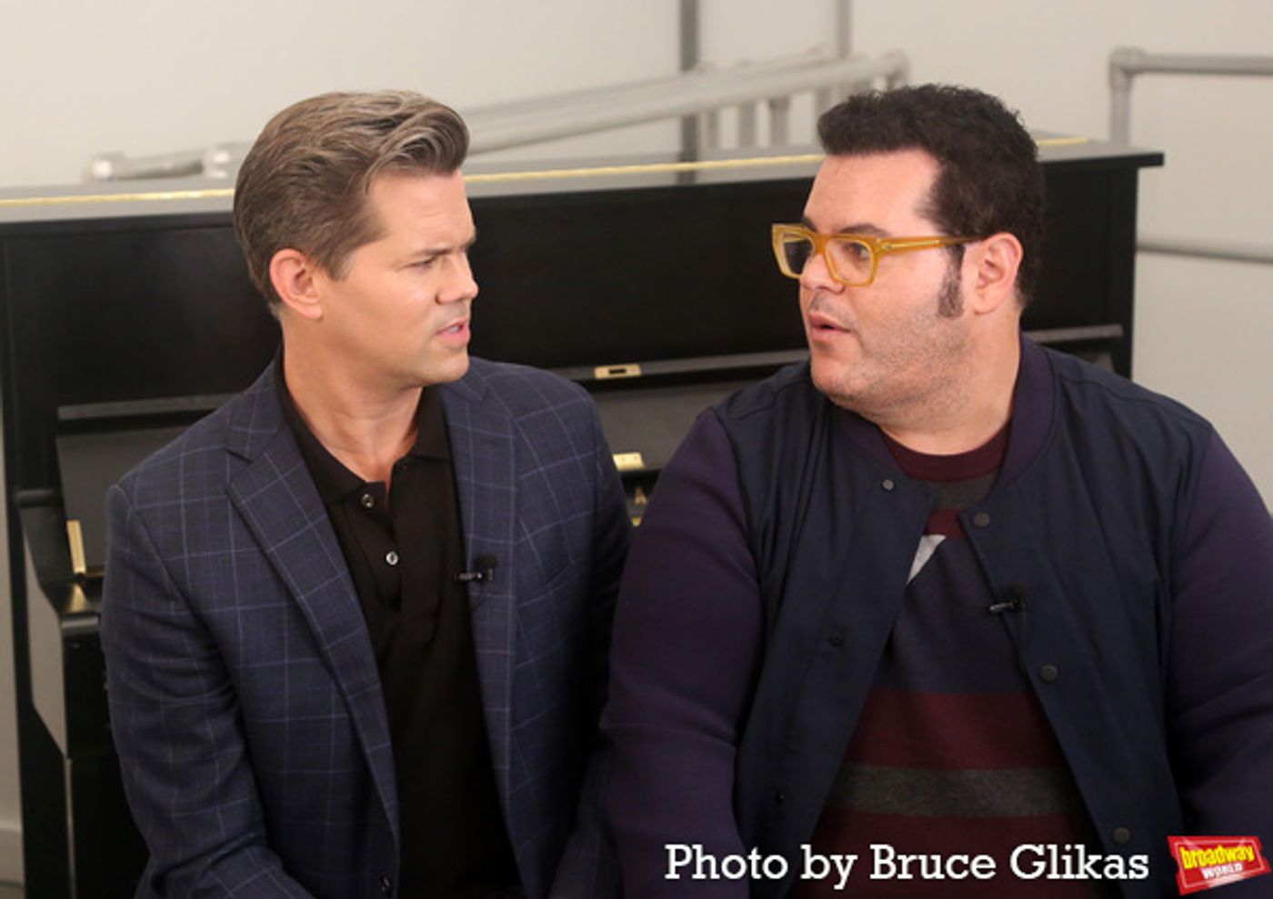 Photos: Josh Gad & Andrew Rannells Get Ready for GUTENBERG! THE MUSICAL!  Image