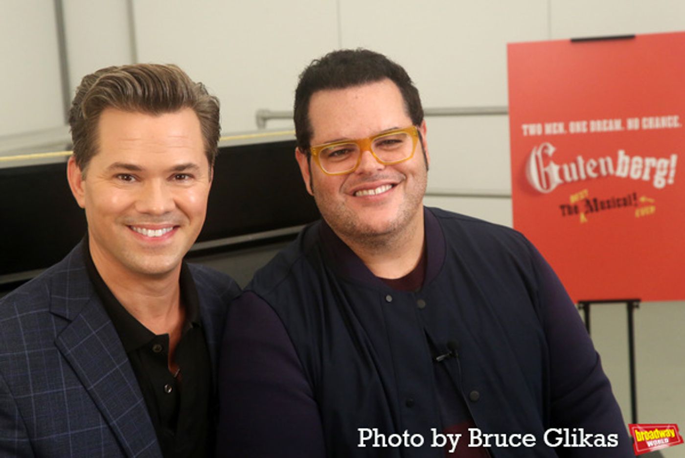 Photos: Josh Gad & Andrew Rannells Get Ready for GUTENBERG! THE MUSICAL!  Image