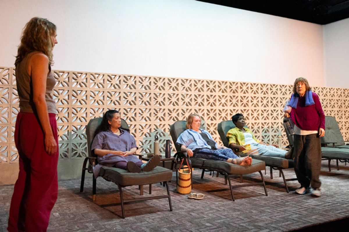 Christina Kirk, Mia Katigbak, Kristine Nielsen, Brenda Pressley, and Marylouise Burke at 