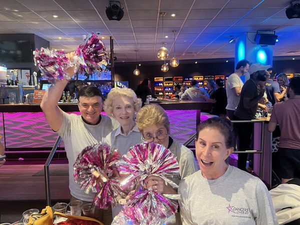 Cheerleaders! Lawrence Leritz, Leni Anders, Sharon Wendrow and Fran Sperling Photo