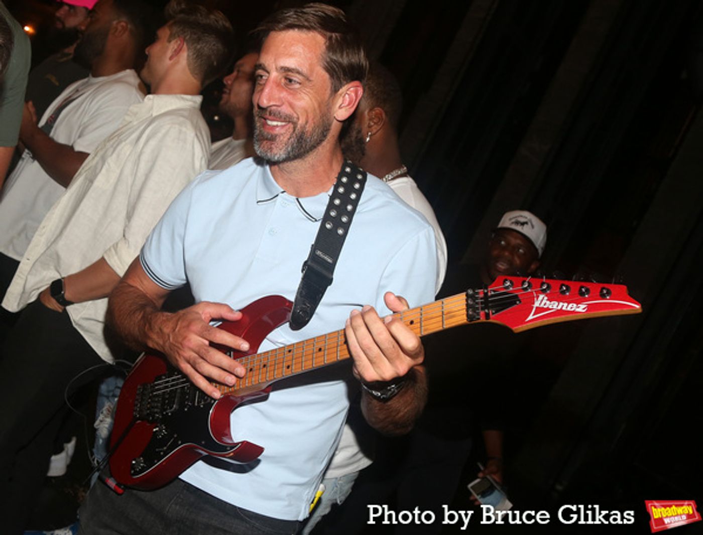 Photos: Aaron Rodgers & The New York Jets Visit MJ for HARD KNOCKS Finale Photos: Aaron Rodgers & The New York Jets Visit MJ for HARD KNOCKS Finale Image