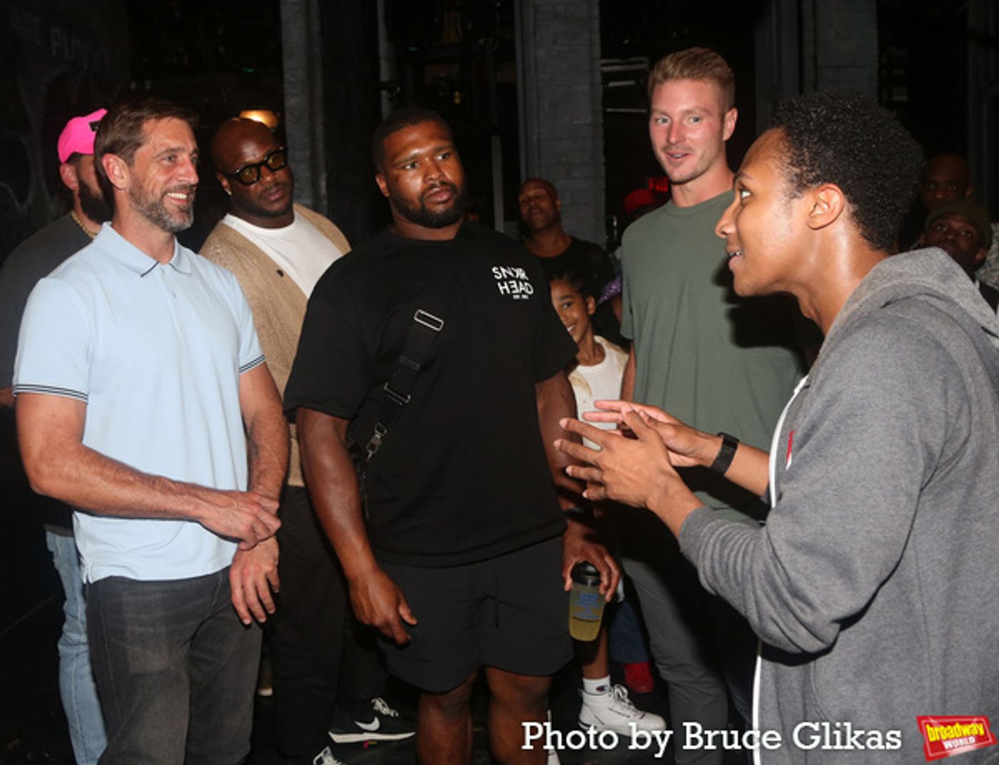 Photos: Aaron Rodgers & The New York Jets Visit MJ for HARD KNOCKS Finale Photos: Aaron Rodgers & The New York Jets Visit MJ for HARD KNOCKS Finale Image