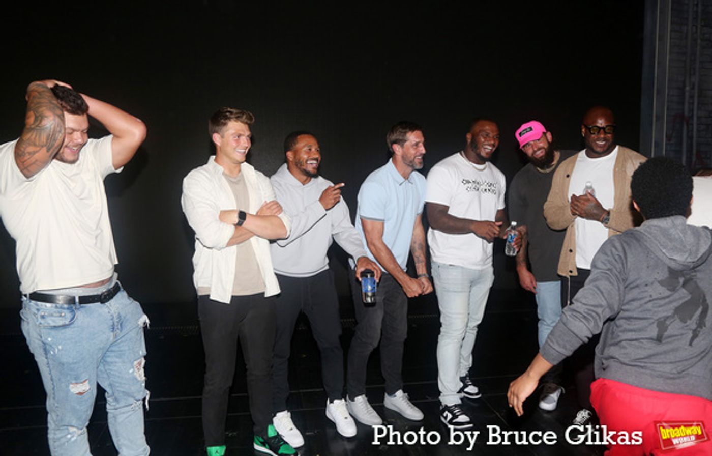 Photos: Aaron Rodgers & The New York Jets Visit MJ for HARD KNOCKS Finale Photos: Aaron Rodgers & The New York Jets Visit MJ for HARD KNOCKS Finale Image