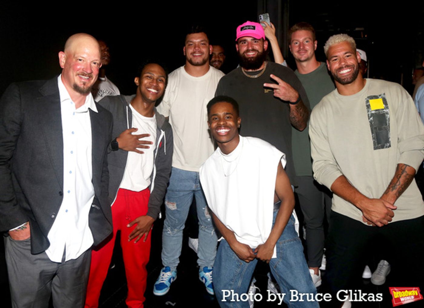 Photos: Aaron Rodgers & The New York Jets Visit MJ for HARD KNOCKS Finale Photos: Aaron Rodgers & The New York Jets Visit MJ for HARD KNOCKS Finale Image