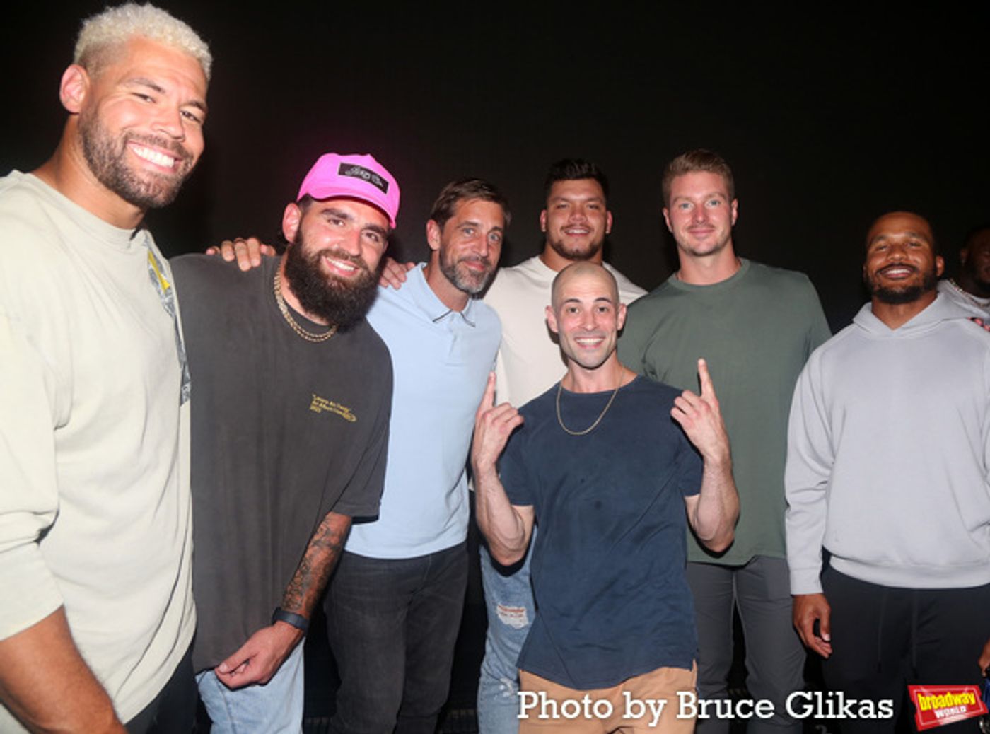 Photos: Aaron Rodgers & The New York Jets Visit MJ for HARD KNOCKS Finale Photos: Aaron Rodgers & The New York Jets Visit MJ for HARD KNOCKS Finale Image