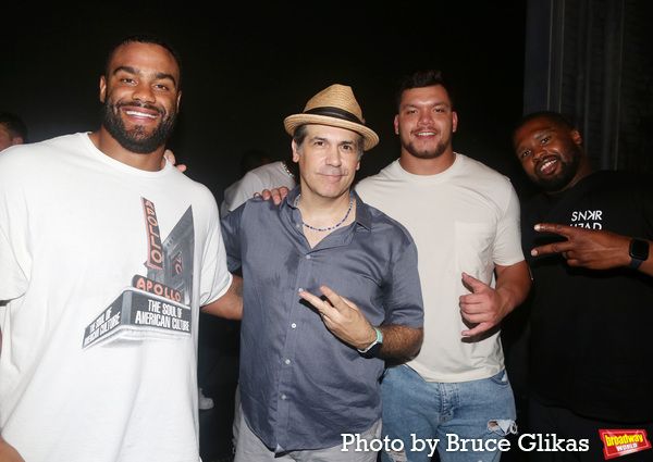 NY Jets Solomon Thomas, Joey Sorge, NY Jets Chris Glaser and Tanzel Smart Photo