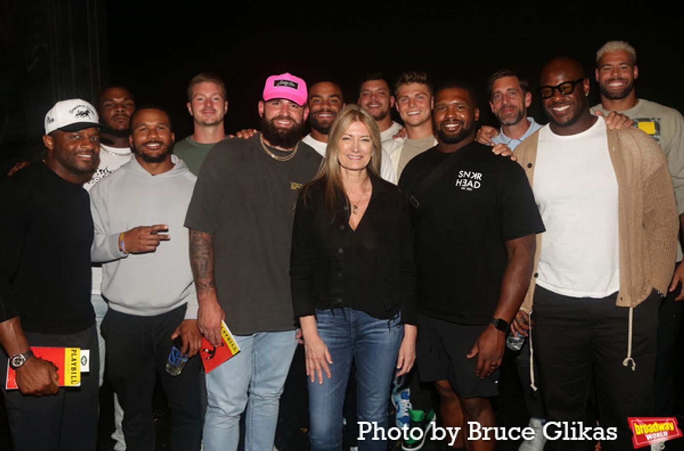 Photos: Aaron Rodgers & The New York Jets Visit MJ for HARD KNOCKS Finale Photos: Aaron Rodgers & The New York Jets Visit MJ for HARD KNOCKS Finale Image