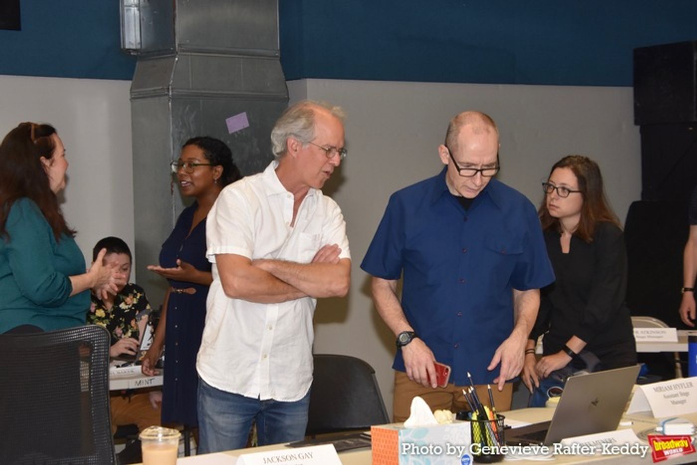 Photos: The Company of PARTNERSHIP Meets the Press  Image