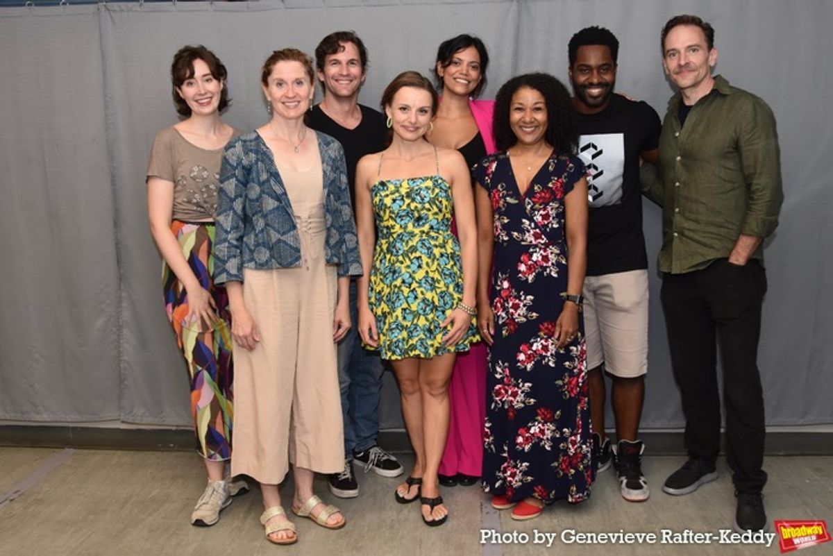 The Cast-Madeline Seidman, Christiane Noll, Tom Patterson, Olivia Gilliatt, Sara Haider, Gina Daniels, Joshua Echeberi and Gene Gillette at 