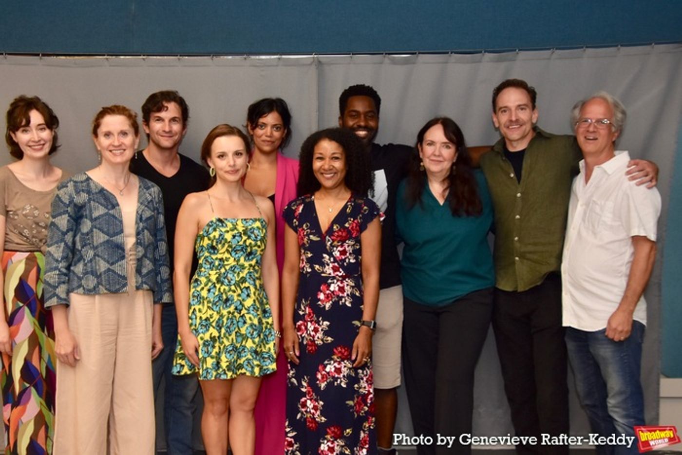 Photos: The Company of PARTNERSHIP Meets the Press  Image