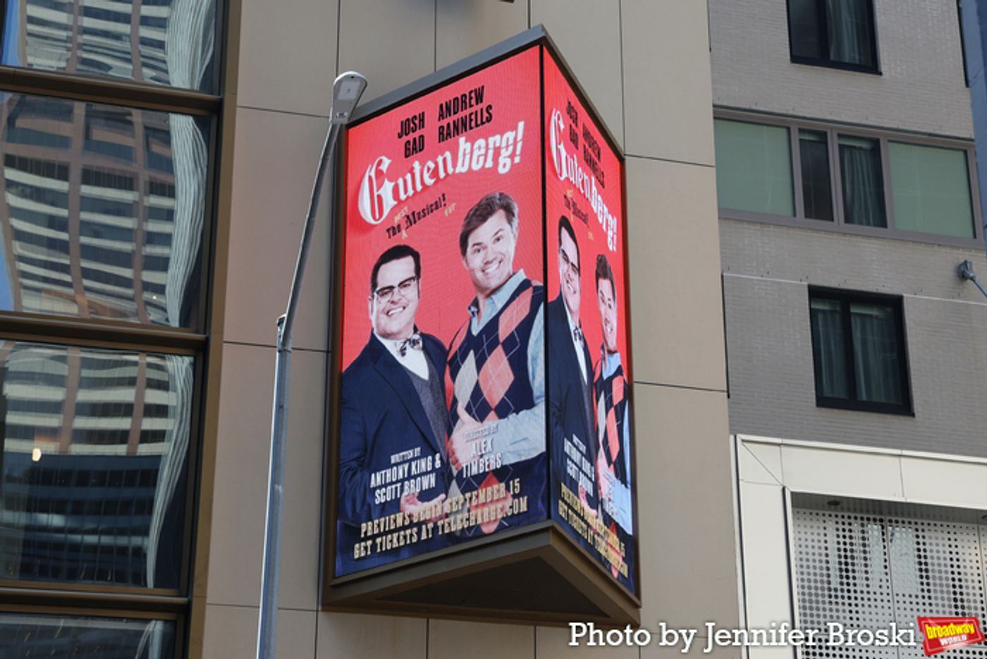 Up on the Marquee: GUTENBERG! THE MUSICAL!  Image