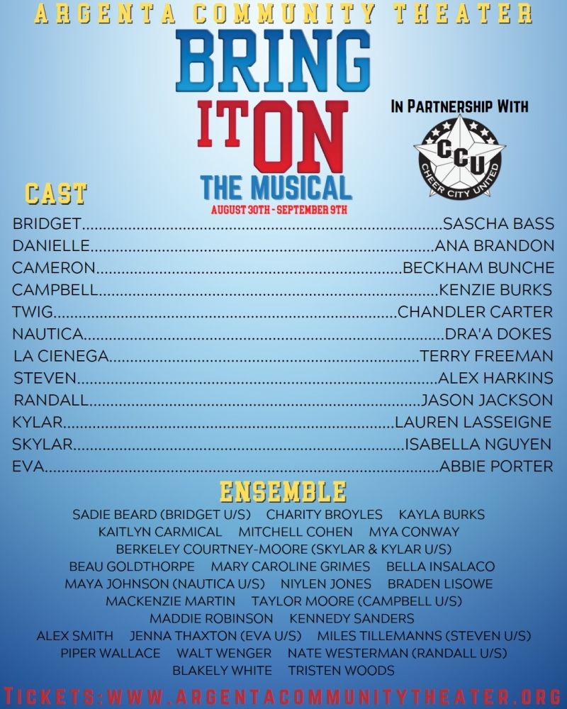 Review: BRING IT ON THE MUSICAL at Argenta Community Theatre  Image