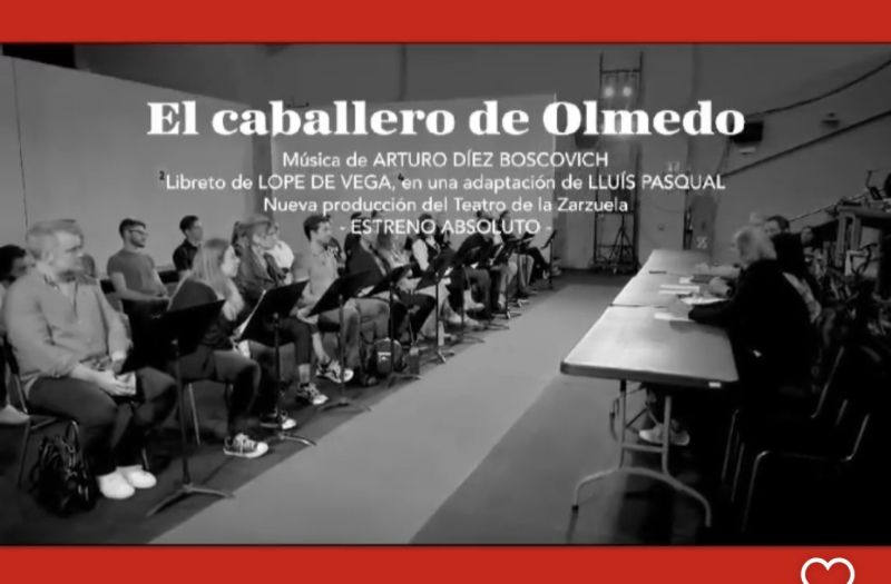 TV: Primeros ensayos de EL CABALLERO DE OLMEDO en el Teatro de la Zarzuela TV: Primeros ensayos de EL CABALLERO DE OLMEDO en el Teatro de la Zarzuela Image