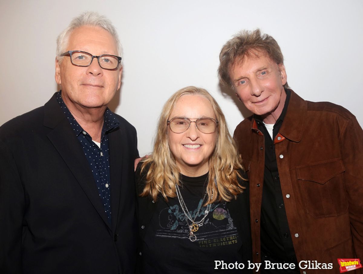 Bruce Sussman, Melissa Etheridge and Barry Manilow  at 