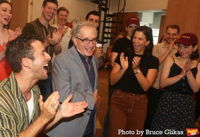 Danny Kornfeld, Chip Zien, Julie Benko and company Photo