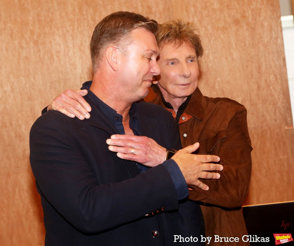 Warren Carlyle and Barry Manilow  at 