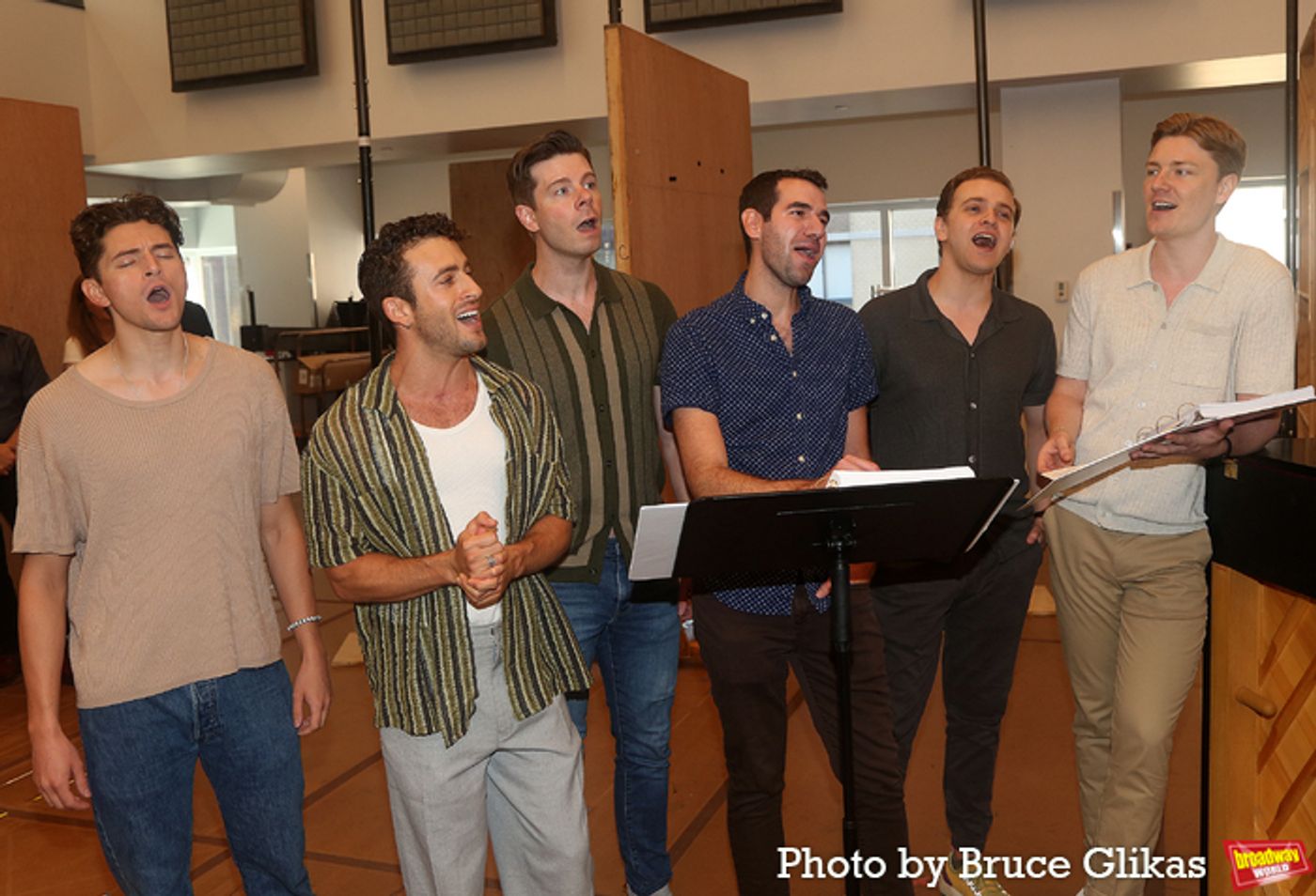 Photos: The Cast of HARMONY on Broadway Meets the Press at First Rehearsal  Image